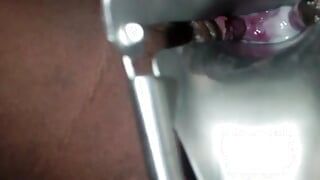 Indian pissing bathroom show