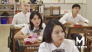 Model tv – cute asian teen get fuck in the classroom