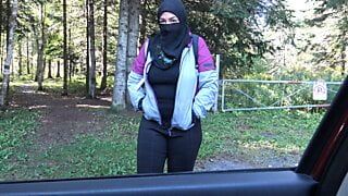 Muslim Hijab Girl Caught By German Police
