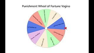 Wheel of fortune – Pussy punishment – try not to cum