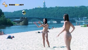 Sexy Hot Nudist Girl Filmed by A Voyeur with A Hidden Camera
