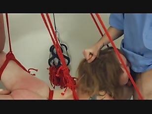 BDSM hardcore action with ropes and fine sex